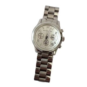 Michael Kors Womens Silver Chronograph Watch
